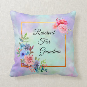 Change Grandmother Name Text Reserved for Grandma Cushion