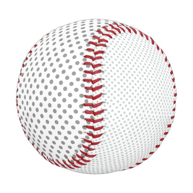 Change Grey Polka Dots Any Colour Click Customise Baseball (Angled)