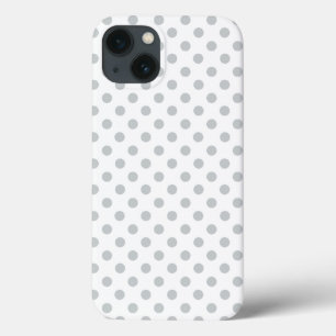 Change Grey Polka Dots Any Colour Click Customise iPhone 13 Case