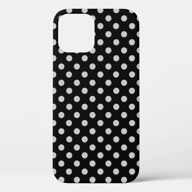 Change Grey Polka Dots Any Colour Click Customise Case-Mate iPhone Case (Back)