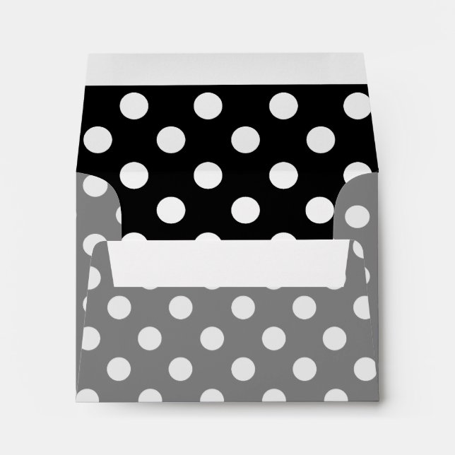 Change Grey Polka Dots Any Colour Click Customise Envelopes (Back (Bottom))