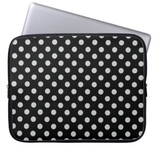 Change Grey Polka Dots Any Colour Click Customise Laptop Sleeve