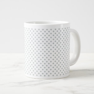 Change Grey Polka Dots Any Colour Click Customise Large Coffee Mug