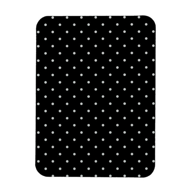 Change Grey Polka Dots Any Colour Click Customise Magnet (Vertical)