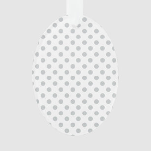 Change Grey Polka Dots Any Colour Click Customise Ornament