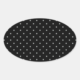 Change Grey Polka Dots Any Colour Click Customise Oval Sticker