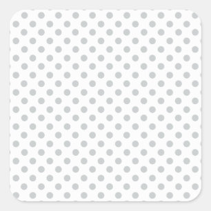 Change Grey Polka Dots Any Colour Click Customise Square Sticker