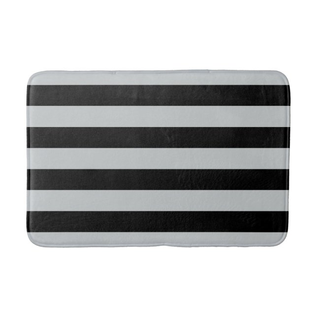 Change Grey Stripes to  Any Colour Click Customise Bath Mat (Front)