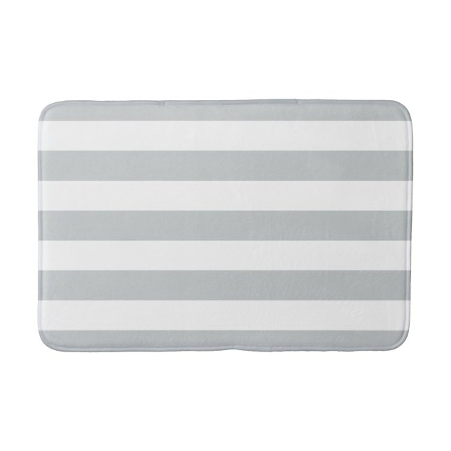 Change Grey Stripes to  Any Colour Click Customise Bath Mat (Front)