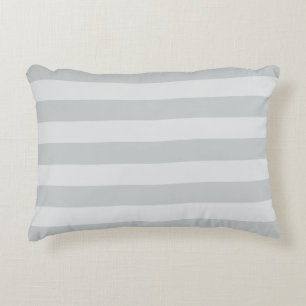 Change Grey Stripes to  Any Colour Click Customise Decorative Cushion