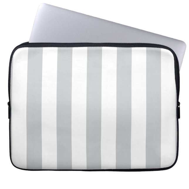 Change Grey Stripes to  Any Colour Click Customise Laptop Sleeve (Front)