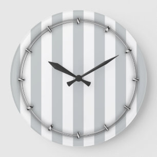 Change Grey Stripes to  Any Colour Click Customise Large Clock