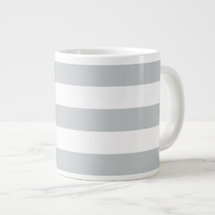 Change Grey Stripes to  Any Colour Click Customise Large Coffee Mug