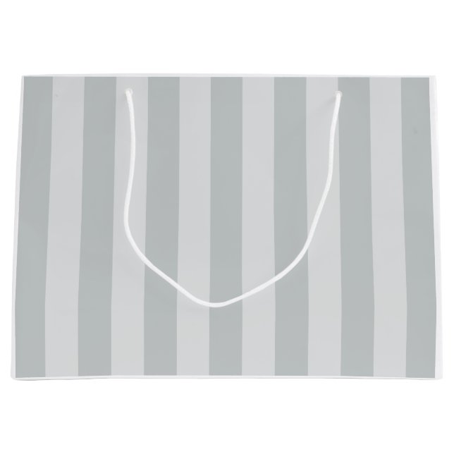 Change Grey Stripes to  Any Colour Click Customise Large Gift Bag (Front)