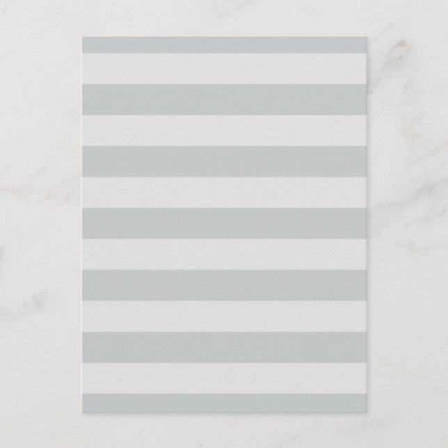 Change Grey Stripes to  Any Colour Click Customise Postcard (Front)