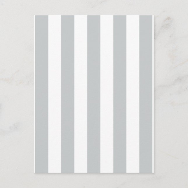 Change Grey Stripes to  Any Colour Click Customise Postcard (Front)