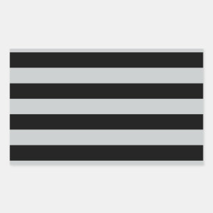 Change Grey Stripes to  Any Colour Click Customise Rectangular Sticker