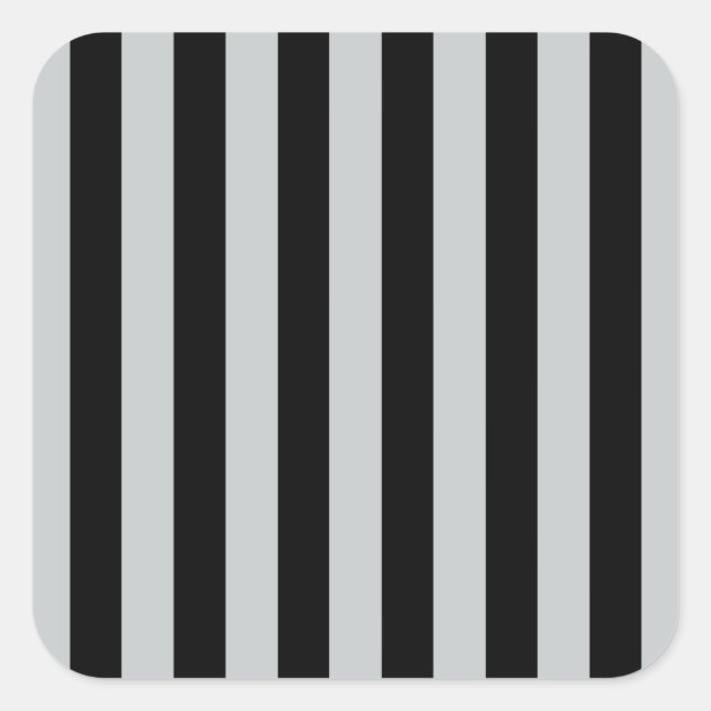 Change Grey Stripes to  Any Colour Click Customise Square Sticker (Front)