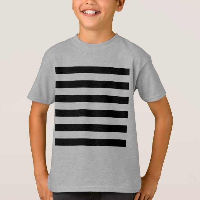 Change Grey Stripes to  Any Colour Click Customise T-Shirt (Front)