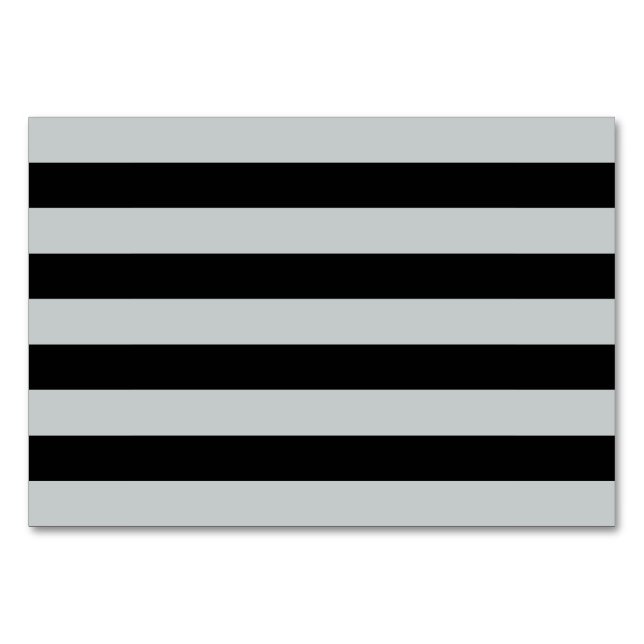 Change Grey Stripes to  Any Colour Click Customise Table Number (Front)