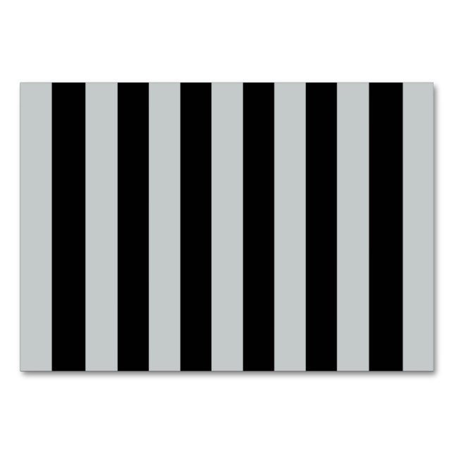 Change Grey Stripes to  Any Colour Click Customise Table Number (Front)