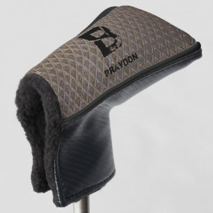 Change Initial, Add (delete) Name, Checker Plate   Golf Head Cover