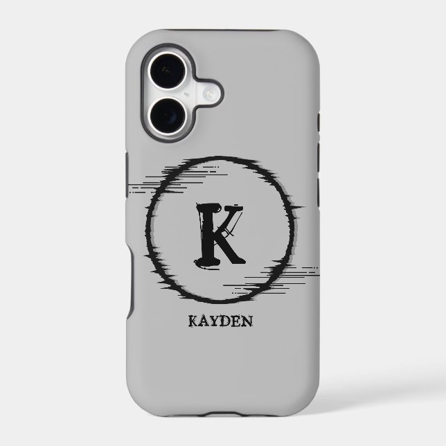 Change Initial, Add (delete) Name Distorted Circle (Back)