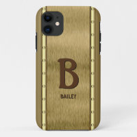Change Initial, Add (delete) Name, Metal Brown
