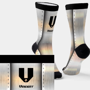 Change Initial, Add (delete) Name, Metal Strips  Socks