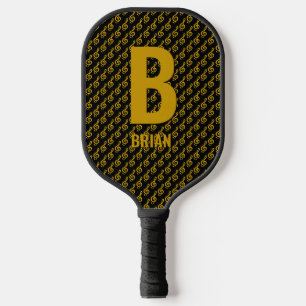 Change Initial Add Name Music Treble Clef Pickleball Paddle