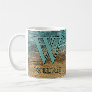 Change Initial Add Name U V W X Y Z Abstract Coffee Mug
