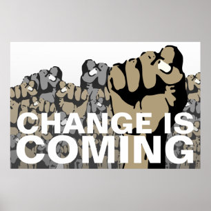 change is coming poster