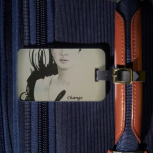 Change is Not a Spectator Sport Art Print Luggage Tag