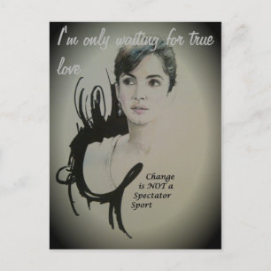 Change is Not a Spectator Sport Art Print Postcard