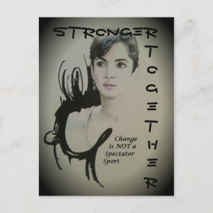 Change is Not a Spectator Sport Art Print Postcard