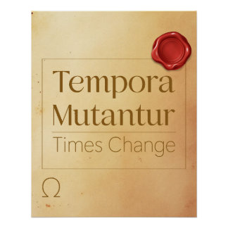 Change Latin Quote Poster