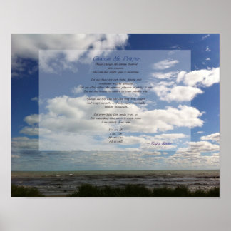 Change Me Prayer Poster