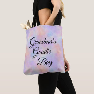 Change Name Grandma's Goodie Bag  Pastel Tote
