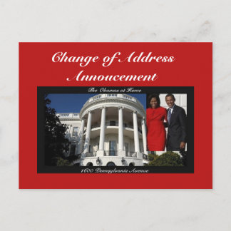 Change of Address Annoucement Announcement Postcard