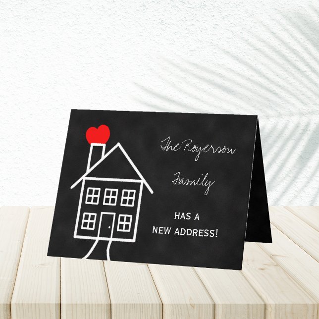 Change of Address Announcement Note Card (Creator Uploaded)
