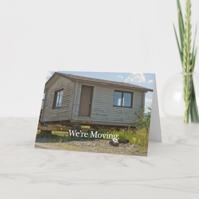 Change of Address Card: We're Moving 2 Announcement (Front)