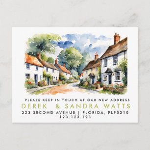 change of address,d moved announcement village