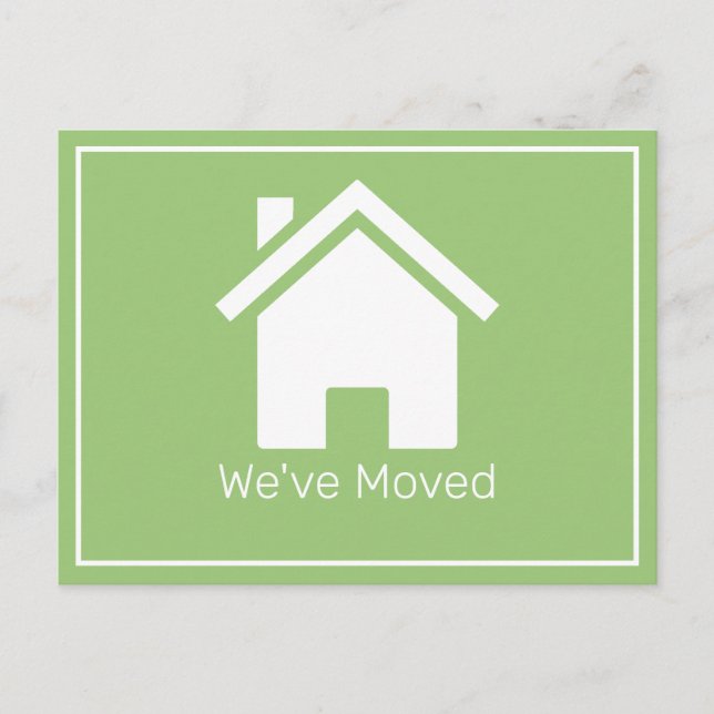 Change of Address House Post Card (Front)