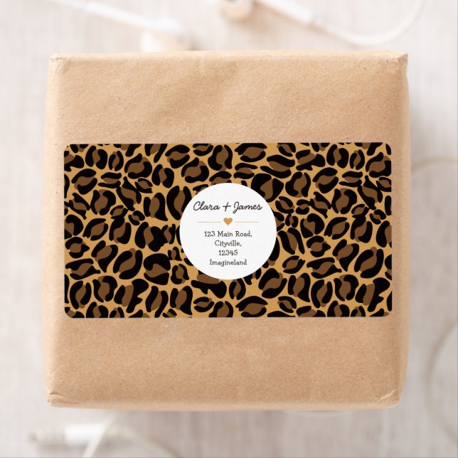 Change of address new address Leopard Print (Insitu)