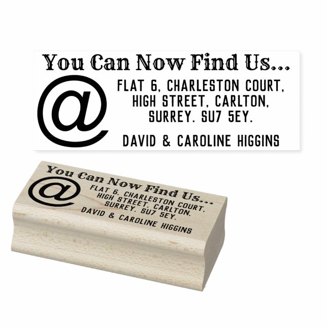 Change of Address. Now Find Us @ Rubber Stamp (Creator Uploaded)