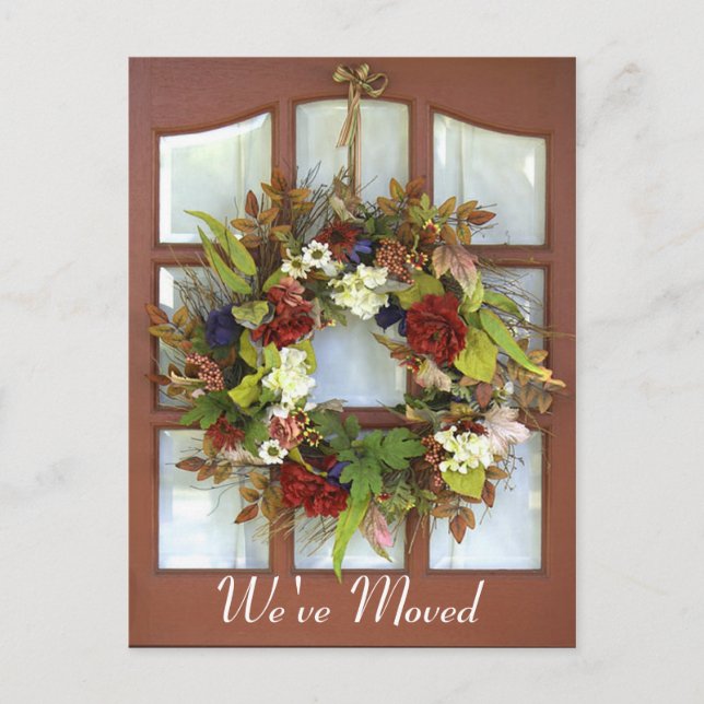 Change of Address Post Card (Front)