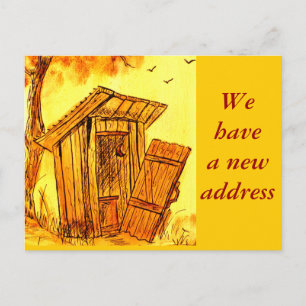 Change of address - postcard