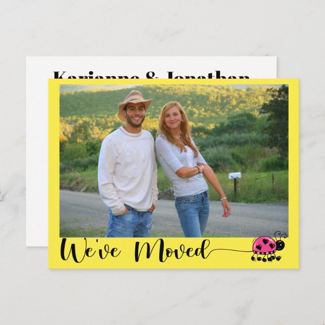 Change of Address Postcard (Front/Back)