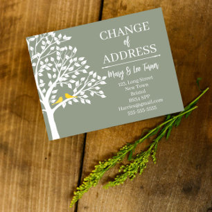 Change of address postcard