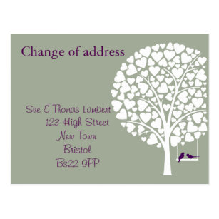 address change postcards